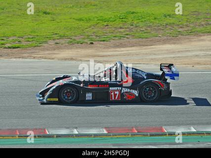 Team Nielsen beim Radical European Motor Racing auf der Rennstrecke von Barcelona Catalunya, Barcelona, Katalonien, Spanien Stockfoto