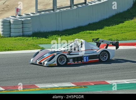 Team RAW beim Radical European Motor Racing auf der Rennstrecke von Barcelona Catalunya, Barcelona, Katalonien, Spanien Stockfoto