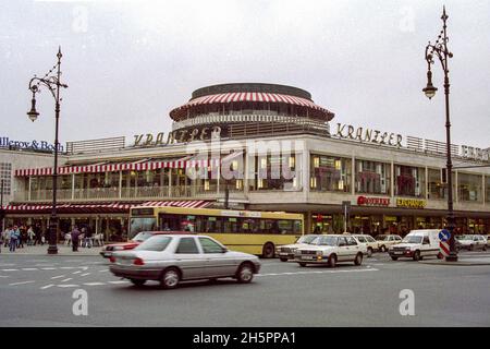 Cafe Kranzler, in Berlin 1994 Stockfoto