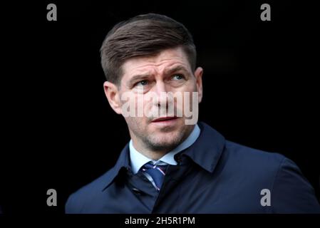 Aktenfoto vom 12-05-2021 von Steven Gerrard. Aston Villa hat Steven Gerrard als neuen Cheftrainer angekündigt. Ausgabedatum: Donnerstag, 11. November 2021. Stockfoto