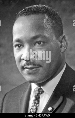 MARTIN LUTHER KING Jr (192901968) amerikanischer Baptistenminister und Bürgerrechtler im Jahr 1964 Stockfoto