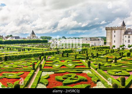 Château de Villandry, Indre-et-Loire, Centre, Frankreich Stockfoto