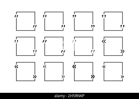 Abstraktes Zitat für Bannerdesign. Vektor-Design-Vorlage für wab. Stock Vektor