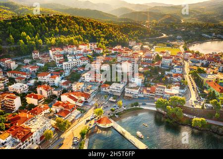 Neos Marmaras auf Chalkidiki, Griechenland Stockfoto