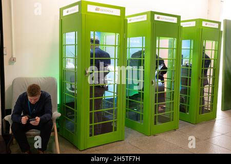 Glasgow, Schottland, Großbritannien. Innenräume der UN-Klimakonferenz COP26, in Glasgow, Schottland, am 11. November 2021. Foto: Jeremy Sutton-Hibbert/ Alamy Live News. Stockfoto