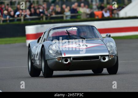 Olivier Blanpain, Porsche 904 Carrera GTS, Ronnie Hoare Trophy, Road Going Sports und GT-Fahrzeuge, die für die Rennen zwischen 1 und 1 Teilnehmer stehen Stockfoto