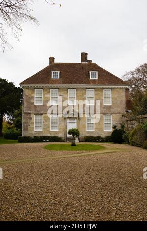 Arundells House, Sitz des ehemaligen britischen Premierministers Edward Heath. Choristers Square, Cathedral Close, Salisbury, Wiltshire, England Stockfoto