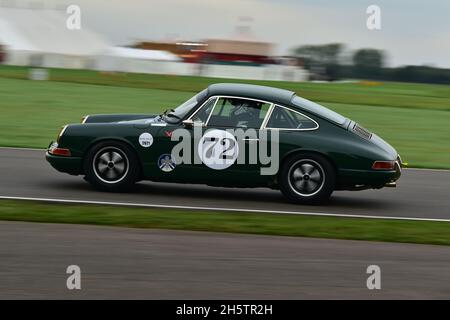 James Cottingham, Porsche 911, Ronnie Hoare Trophy, Road Going Sports und GT-Fahrzeuge, die für die Wettkämpfe zwischen 1960 und 1966 stehen Stockfoto