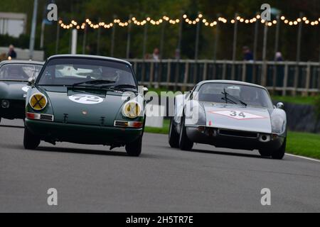 James Cottingham, Porsche 911, Olivier Blanpain, Porsche 904 Carrera GTS, Ronnie Hoare Trophy, Road Going Sports und GT-Fahrzeuge, die diese t Stockfoto