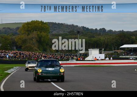 James Cottingham, Porsche 911, Ronnie Hoare Trophy, Road Going Sports und GT-Fahrzeuge, die für die Wettkämpfe zwischen 1960 und 1966 stehen Stockfoto