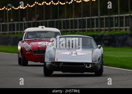 Olivier Blanpain, Porsche 904 Carrera GTS, Ronnie Hoare Trophy, Road Going Sports und GT-Fahrzeuge, die für die Rennen zwischen 1 und 1 Teilnehmer stehen Stockfoto