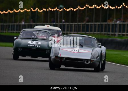 Olivier Blanpain, Porsche 904 Carrera GTS, James Bellinger, Morgan Plus 4 SLR, Ronnie Hoare Trophy, Road Going Sports und GT Cars Vertreter der Th Stockfoto