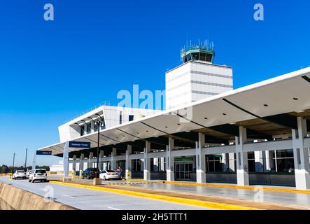 Jackson, MS - 31. Oktober 2021: Jackson Medgar Wiley Evers International Airport Stockfoto