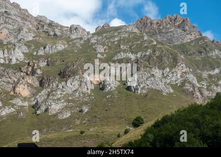 Asturien in Spanien: Die Berge von Fuente Dé. Stockfoto