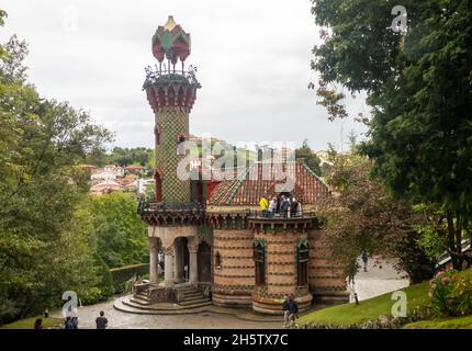 Comillas in der spanischen Provinz Kantabrien: Caprice von Antoni Gaudi (Capricho de Gaudí) Stockfoto