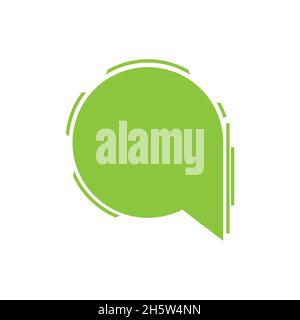 Speak Ballon Box Vektor Chat-Design. Doodle-Symbol. Nachricht Karikatur der Umriss Zeichen Blase Box, Stil Text, Illustration Denken Stock Vektor