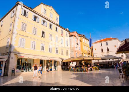 Narodni Trg, Grad, Altstadt, Split, Kroatien Stockfoto