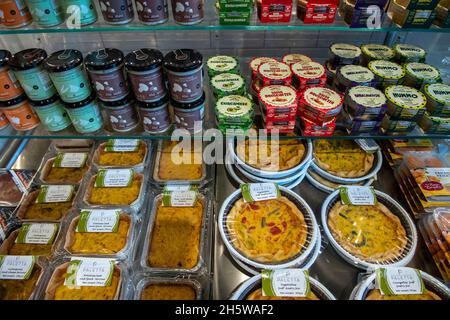 Eataly in London, eine italienische Lebensmittelhalle in der Nähe des Bahnhofs Liverpool Street Stockfoto