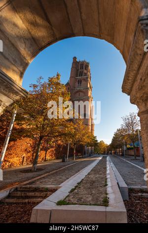 Die Kathedrale Sainte Cecile in Albi, im Tarn, in Occitanien, Frankreich Stockfoto