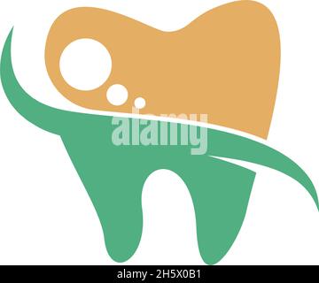 Zahnmedizinische logo Template Vector Illustration Icon Design Stock Vektor
