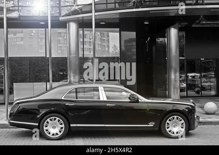 2. September 2017, Kiew - Ukraine; Bentley Mulsanne. Königliche Limousine Stockfoto