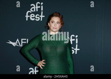 Los Angeles, USA. November 2021. Rachel Bloom bei der Ankunft für TICK, TICK.BOOM! Premiere bei der Eröffnungsgala des AFI Fest 2021, TCL Chinese Theatre, Los Angeles, CA, 10. November 2021. Kredit: Priscilla Grant/Everett Collection/Alamy Live Nachrichten Stockfoto