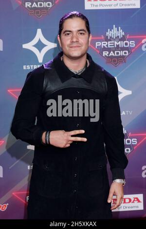 2021 Radio Awards, eine Veranstaltung, die das Beste der regionalen mexikanischen Musik anerkennt und die zum ersten Mal in Mexiko stattfindet Stockfoto