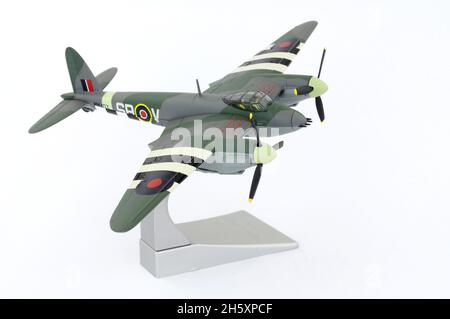 Corgi Aviation Archiv Sammlung Druckguss-Metall De Havilland Mosquito Jagdbomber 1/72 Modell Display Flugzeuge Stockfoto