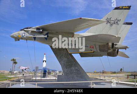 Ausstellung von Waffensystemen auf der Point Mugu Naval Air Station (NAS), in der Nähe von Oxnard CA Stockfoto