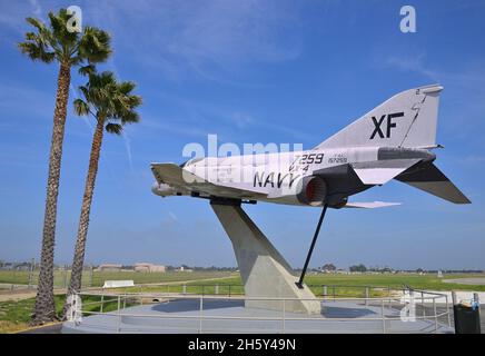 Ausstellung von Waffensystemen auf der Point Mugu Naval Air Station (NAS), in der Nähe von Oxnard CA Stockfoto