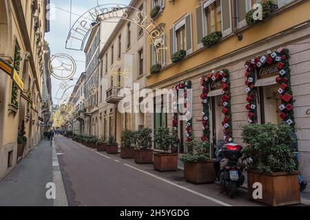 Schaufenster Cartier zu Weihnachten Stockfoto