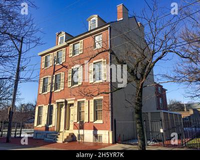 Edgar Allan Poe National Historic Site in Pennsylvania Stockfoto