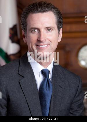 Vizegouverneur von Kalifornien Gavin Newsom Ca. 10. Januar 2011 Stockfoto