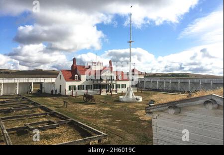 Fort Union Trading Post National Historic Site in Montana und North Dakota Stockfoto