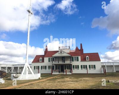 Fort Union Trading Post National Historic Site in Montana und North Dakota Stockfoto