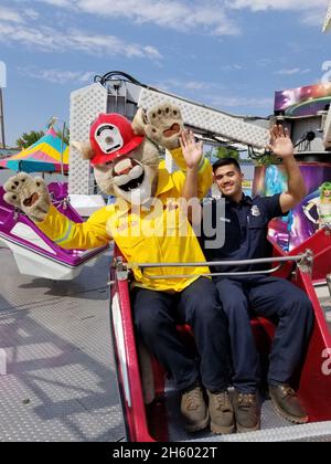 Captain Cal auf der Amador County Fair 2021 in Plymouth, Kalifornien, ca. 29. Juli 2021 Stockfoto