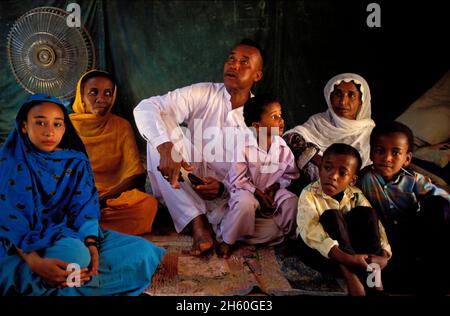 Pakistan, Provinz sind, shiddi Festival in der Nähe von Karachi, Shiddi sind die Schwarzen Pakistans mit afrikanischem Ursprung Stockfoto