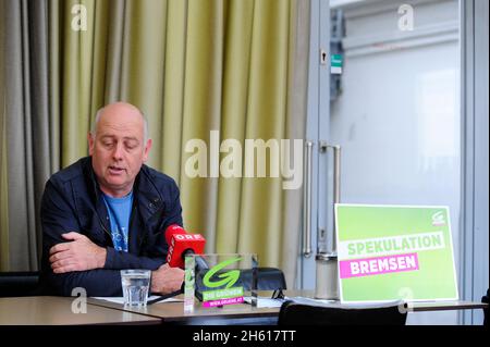 Wien, Österreich. 17. November 2014 Christoph Chorherr ist ein ehemaliger österreichischer Politiker (die Grünen). 2019 trat er von der Partei zurück, nachdem das Bundesamt für Korruptionsprävention und Korruptionsbekämpfung auf der Grundlage einer anonymen Beschwerde Ermittlungen gegen ihn eingeleitet hatte Stockfoto