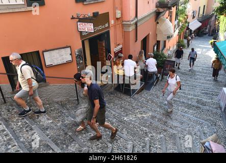 Die Salita Serbelloni liegt in Bellagio, am Comer See Stockfoto