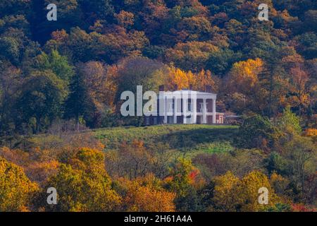 New York Herbst Laub Stockfoto