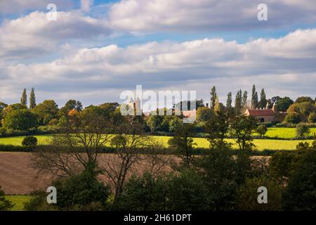 Oktober Herbstansicht von Sissinghurst Castle in der Grafschaft Kent im Südosten Englands Stockfoto