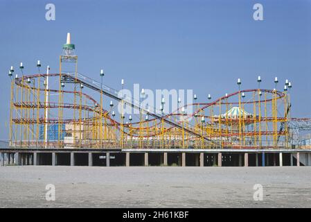 Mariner's Landing Pier, Wildwood, New Jersey; ca. 1978. Stockfoto