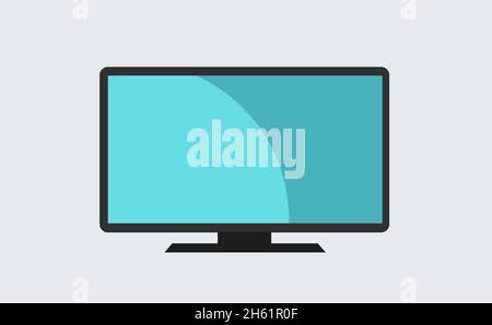 Symbol für HD-Auflösung für Web und TV. Flaches Design Stockfoto