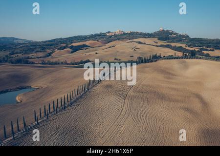 Toskana-Landschaft Stockfoto