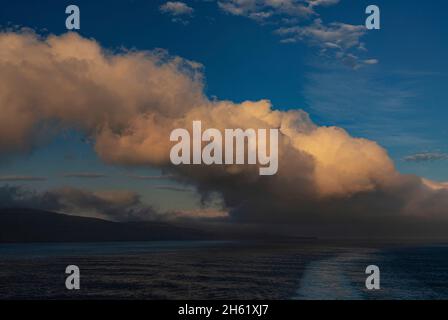 Wettereindruck, nolsoy Insel, färöer Inseln Stockfoto