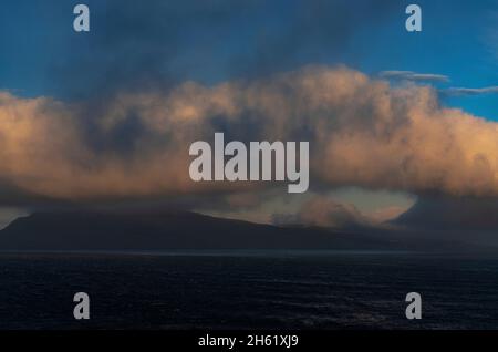 Wettereindruck, nolsoy Insel, färöer Inseln Stockfoto