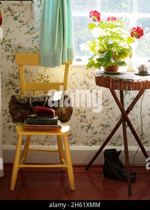 anne of Green Gables', anne of Green Gables Heritage Place, annes Schlafzimmer, Autorin lucy maude montgomery, kanada, fiktive Geschichte, Interieur, Prinz edward Insel Stockfoto