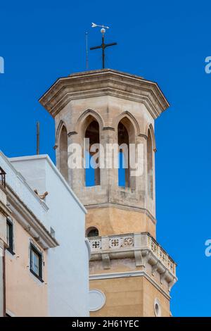 Kirche església de santa maria, placa de la Constitució, Altstadt, mahon, Maó, menorca, balearen, spanien, europa Stockfoto