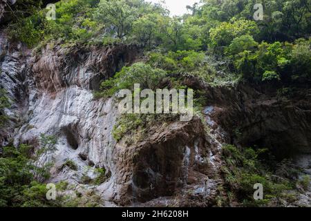 Felsformationen im nationalpark taroko-Schlucht Stockfoto