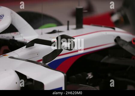 Interlagos, Brasilien. November 2021. 11/12/2021, Autodromo Jose Carlos Pace, Interlagos, FORMEL 1 HEINEKEN GRANDE PREMIO DO BRASIL 2021, im Bild Rückspiegel im Haas F1 Team Credit: dpa/Alamy Live News Stockfoto